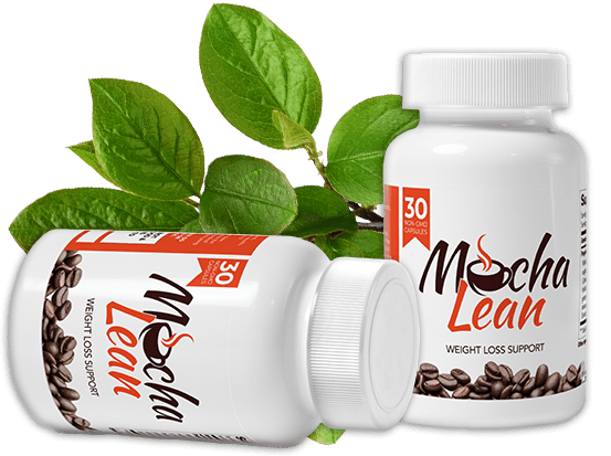 MochaLean™ supplement bottle – plant-based fat-burning formula inspired by Japanese wellness.